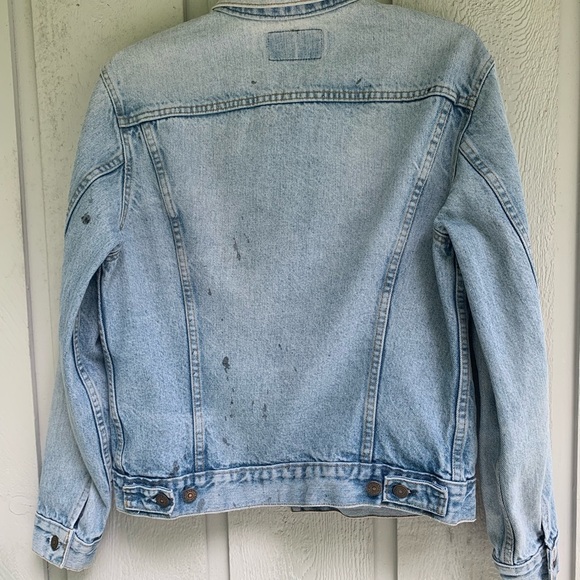 Vintage 80’s Levi’s Denim Jean Jacket Size 40 WPL 423 Made In USA 100% Cotton - Picture 7 of 16